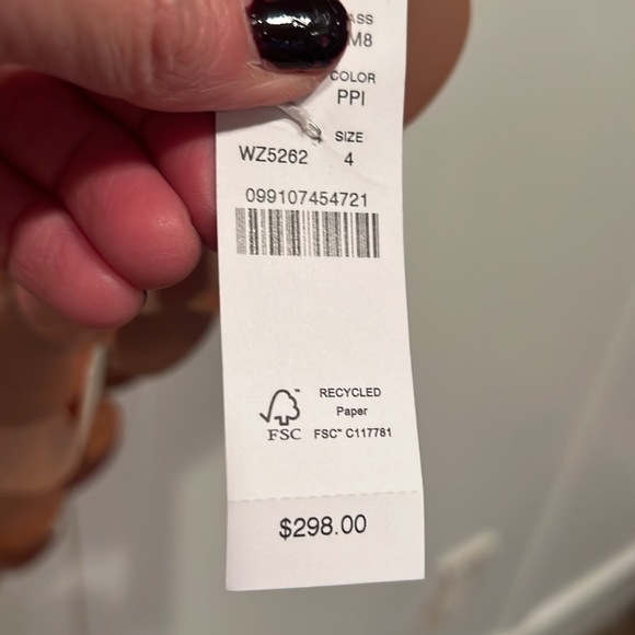 NWT J Crew Collection blush-colored sequin mini skirt. - Picture 5 of 5